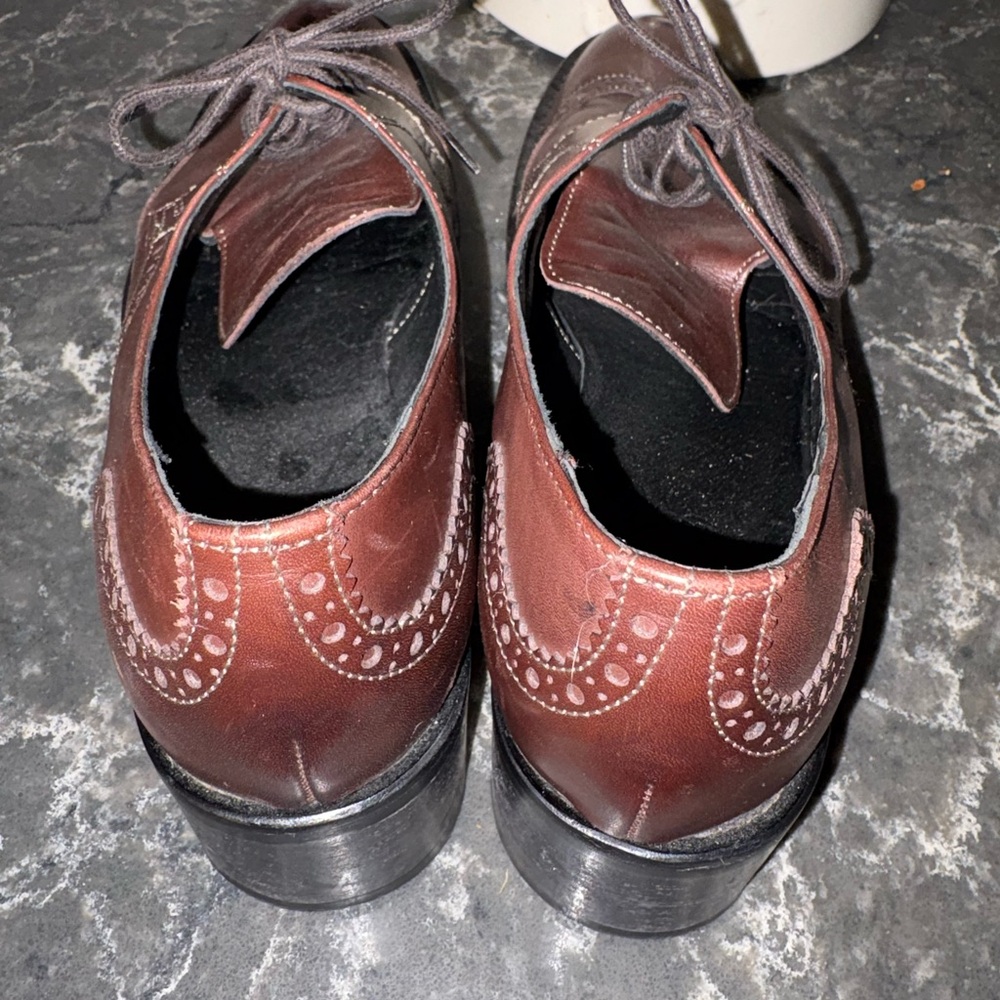 Sundance Rich Brown Leather Oxford lace up - Picture 3 of 11